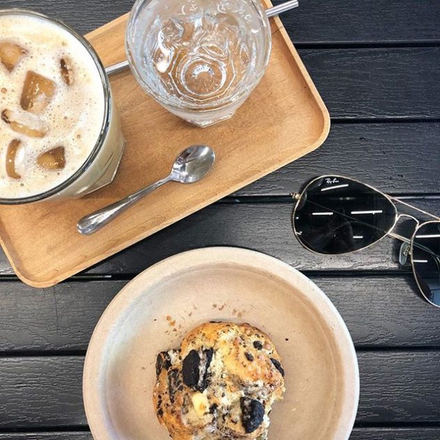 Ray Ban sunglases and coffee
